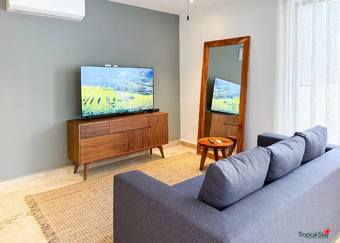 Exclusive 2 Bedroom Private Pool Fast Wifi In Aldea Zama Apartment *