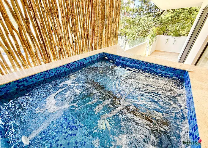 Exclusive 2 Bedroom Private Pool Fast Wifi In Aldea Zama